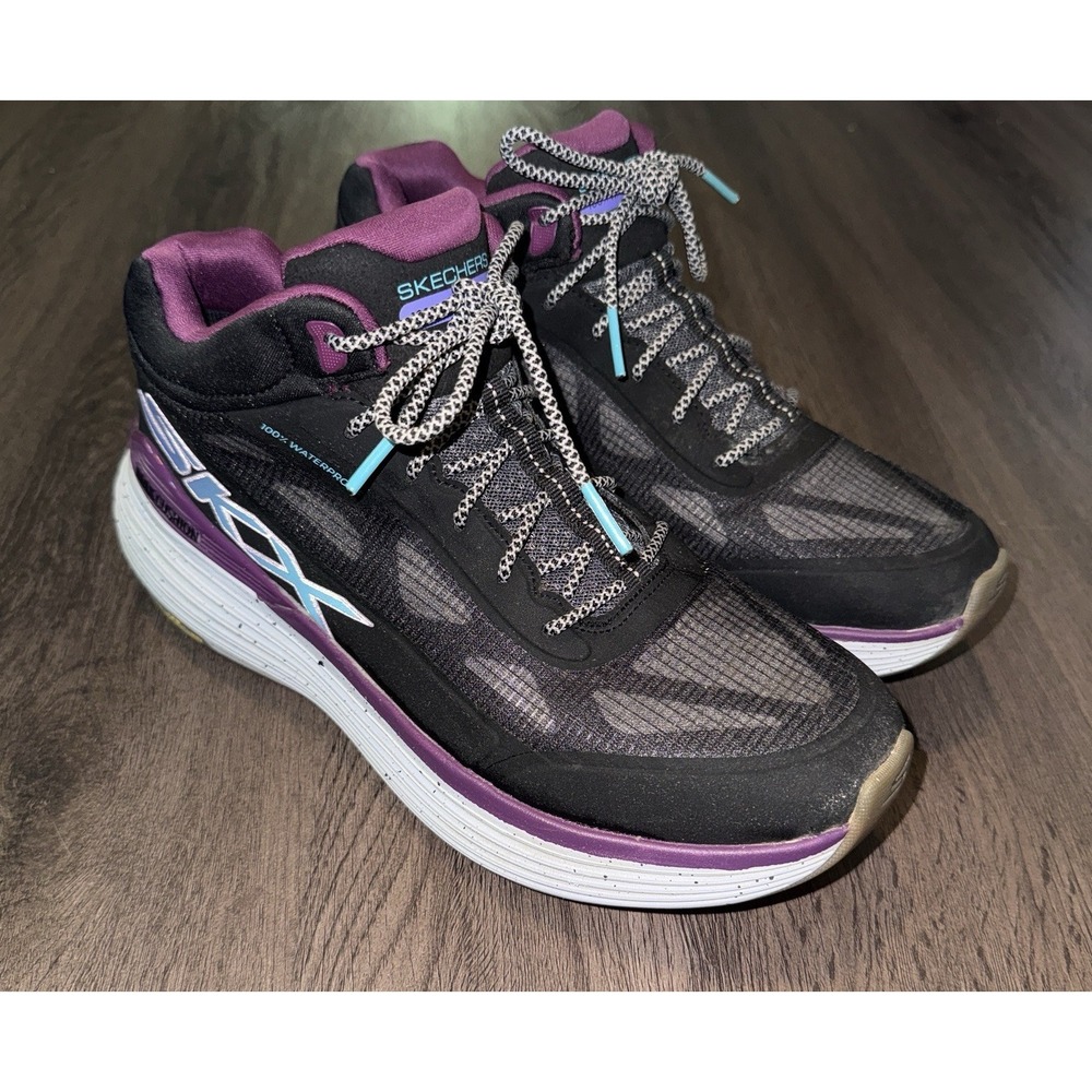 Max Cushioning Suspension Waterproof SKECHERS Ankle Sneaker Boot Women 8.5